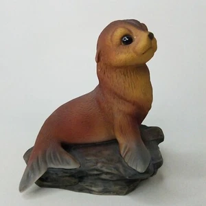 Figura Obra Maestra de Homco Baby Seal De Colección 1981 Pintada a Mano - Imagen 1 de 7