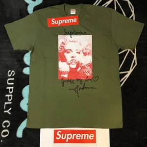 CAMISETA CORTA DE FUTBOL FRAZETTA SUPREME MADONNA (OLIVA) (GRANDE) FW18 BOX LOGO - Imagen 1 de 13