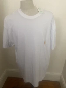 Jungles Mens Organic T-Shirt Size XL White with Embroided Sun New - Bild 1 von 4