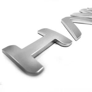 HAWKE 3D Silver Boot / Bonnet Letters Badge Upgrade fits Range Rover Sport 2005 - Picture 1 of 2