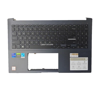 Nuevo Para ASUS Pro15 OLED K6502Z X1503Z 2023 Cubierta de Teclado Apoyamanos Superior Azul Foto 1 de 4