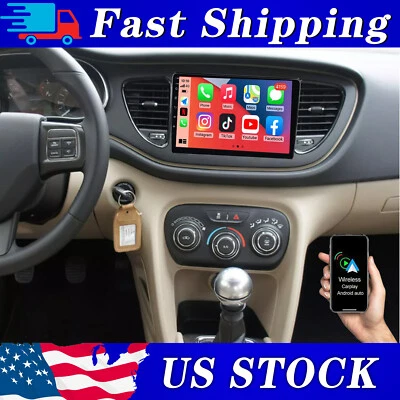 Radio estéreo para automóvil 4+64 GB Android 13.0 Carplay GPS navegación para Dodge Dart 2012-2016 Foto 1 de 4