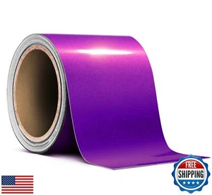 VViViD Ultra Gloss Metallic Purple Air-Release Adhesive Vinyl Pinstripe Tape - Picture 1 of 5