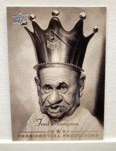 2008 Upper Deck Presidential Predictors Fred Thompson New York Yankees #PP-6 B2 - Picture 1 of 1