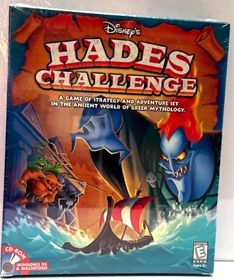 Disney's HADES CHALLENGE '95 PC CD *** NEW IN BIG BOX - FACTORY SEALED *** RARE! - Image 1 of 4