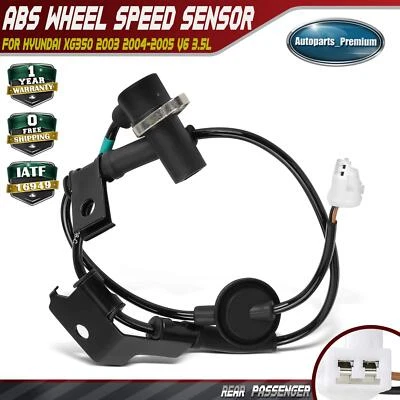 Sensor de velocidade de roda ABS passageiro traseiro para Hyundai XG350 2003 2004-2005 V6 3,5L - Imagem 1 de 4