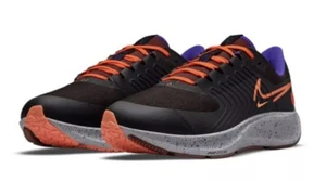 Nike Air Zoom Pegasus 38 SHIELD Mens Size US 8.5 Black Orange Running Shoes NEW✅ - Picture 1 of 14