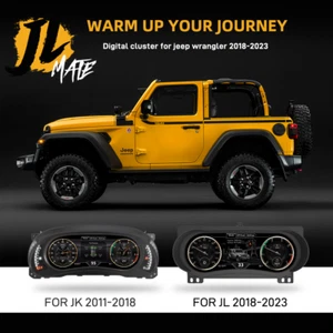 LCD Car Digital Instrument Cluster Speedometer For Jeep Wrangler JL/Gladiator - Picture 1 of 22