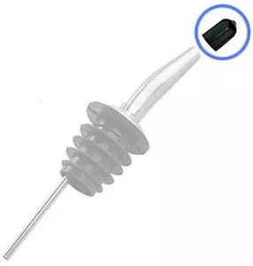 6 Dozen(72) BLACK DUST CAP CAPS Liquor Bottle Pour Spout POURER COVER 285 Series - Picture 1 of 3
