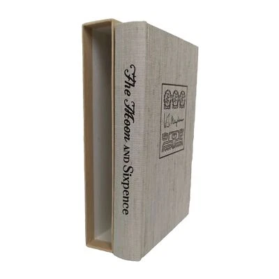 The Moon and Sixpence W Somerset Maugham 1969 Heritage Press Slipcase Sandglass - Imagem 1 de 4