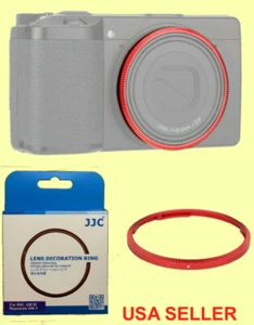 RED JJC Lens Decoration Protect Ring Cap for Ricoh GR III GRIII GR3 Replace GN-1 - Picture 1 of 12