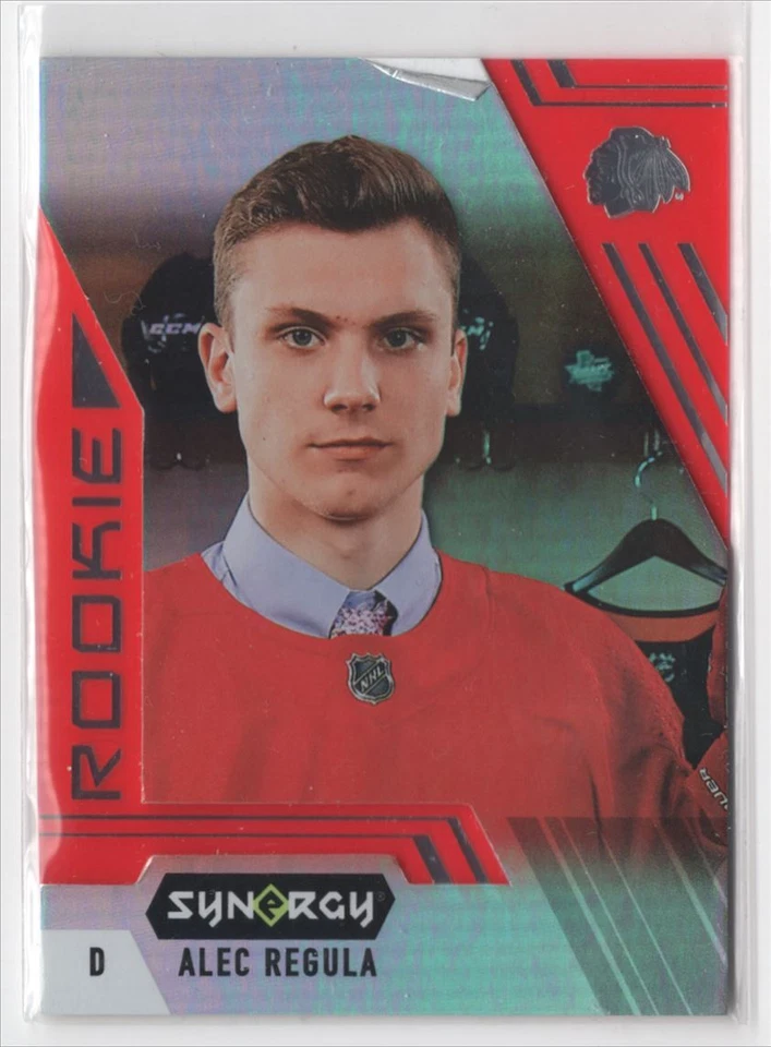 2020-21 Upper Deck Synergy Red Alec Regula Chicago Blackhawks #83 - Image 1 of 2
