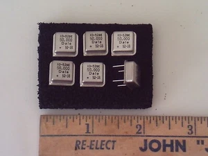 6 piezas Lote DALE XO-52BE 50.000Mhz medio tamaño oscilador cristal - Imagen 1 de 1