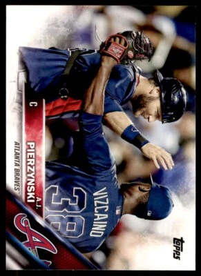2016 TOPPS #635 A.J. PIERZYNSKI ATLANTA BRAVES - Image 1 of 2