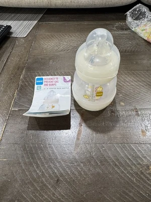 MAM Easy Start 防代谢白色 4.5 盎司瓶 + 级 0 乳头 — 第 1/4 张图片