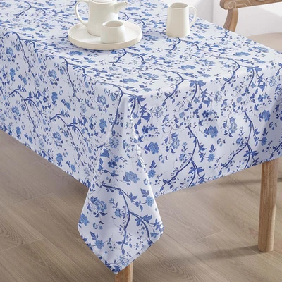 Toalha de mesa decorativa, resistente a rugas e manchas, repelente de água à prova de derramamento,  - Imagem 1 de 4