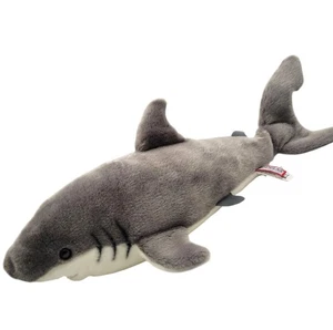 Douglas Cuddle Toys FIN the GREAT WHITE SHARK #299 Large 24" Soft Plush Stuffed - Picture 1 of 10