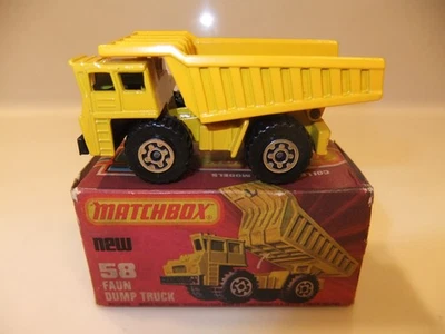 Matchbox Superfast Model No. 58 Faun Dump Truck 1976 - Image 1 of 4