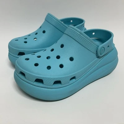 Crocs Clásico Mega Crush Zapatos Hombres 4 Mujeres’s 6 Azul Zueco Ligeramente Usado... Foto 1 de 4