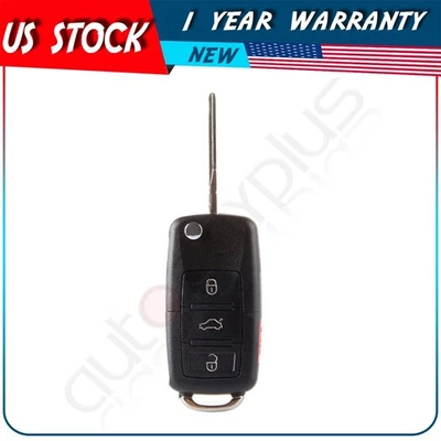 Carcasa de llave de coche remoto para Volkswagen Beetle Passat 1998 1999 2000 2001 4 botones Foto 1 de 4