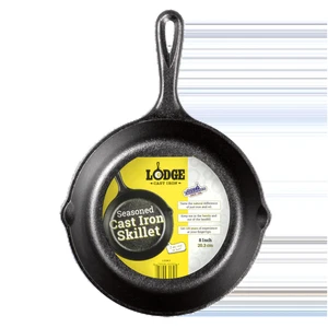 Sartén Lodge de hierro fundido sazonada de 8" - Imagen 1 de 12
