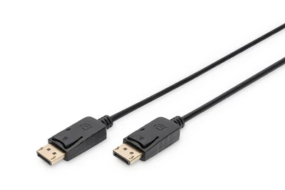 DIGITUS DisplayPort Anschlusskabel, DP St/St, 3,0m, m/Verriegelung, DP, 1.1a kon - Bild 1 von 4
