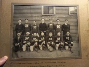1923-1924 St.Mary's Football Or Rugby Team Photo Lynn,Massachusetts - Picture 1 of 17