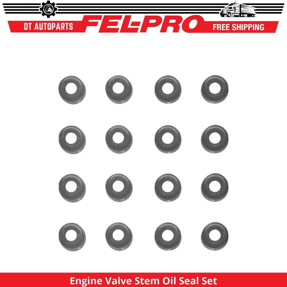 For 1960-74, 1977-80 Pontiac Parisienne Engine Valve Stem Oil Seal Set Fel-Pro - Image 1 of 1
