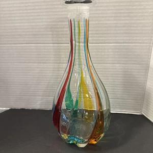 Murano Italy Glass CC Zecchin Crystal Decaner No Stopper - Picture 1 of 23