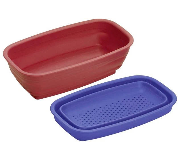 Colador de bayas plegable progresivo frutas verduras mini pequeño 3 tazas Foto 1 de 1