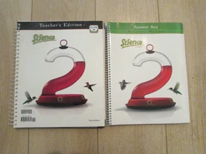 SET BJU Press, Science 2 - Teacher Edition & Activity Manual Answer Key (3rd ed) - Picture 1 of 23