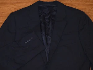 Men's J Crew Ludlow Loro Piana Wool Blazer Black Slim 44L - Picture 1 of 10