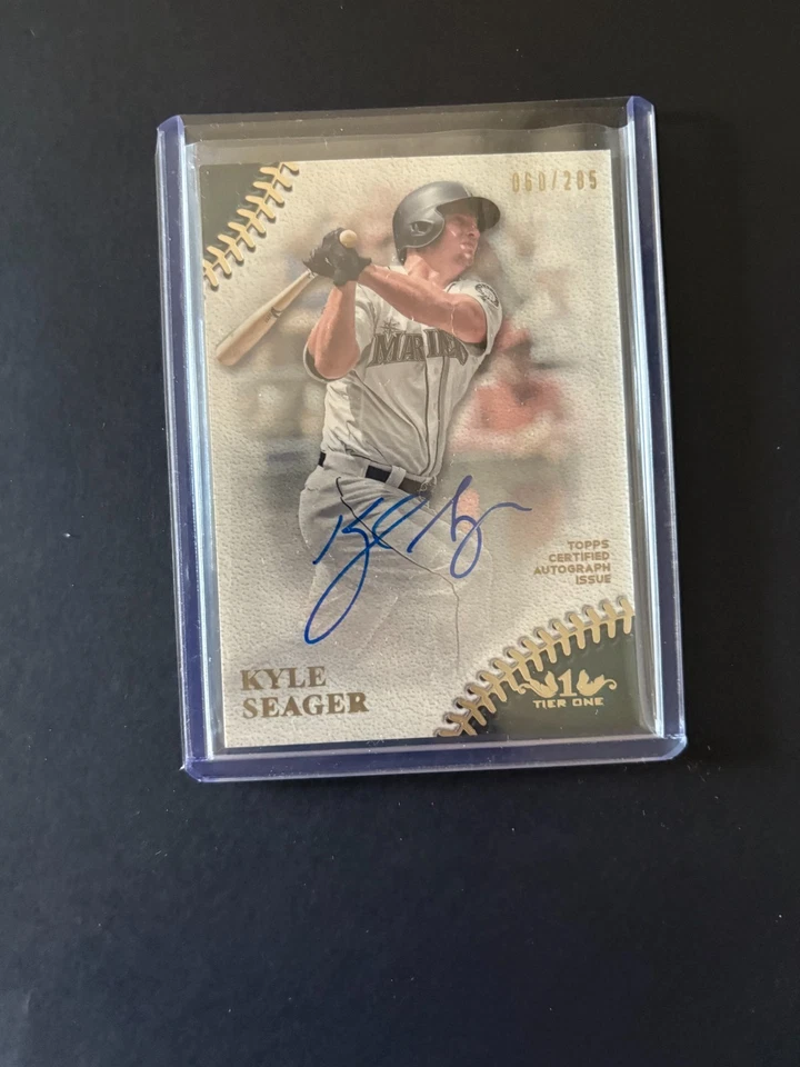 2018 Topps Tier One - Prime Performers Autographs Kyle Seager #PPA-KSE /285 (AU) - Image 1 of 2