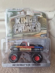 Greenlight 1/64 Kings Of Crunch 1987 Chevrolet K-20 Excaliber - Picture 1 of 1