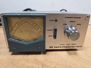 Daiwa SWR Power Meter CN-620 20/200 1 KW With Cords - Photo 1/7