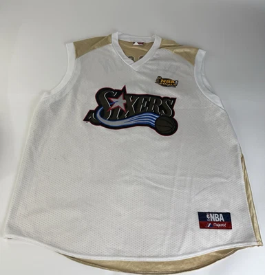 Vintage Majestic NBA Philadephia 76ers Allen Iverson Size XXL Jersey 2001 Finals - Image 1 of 4