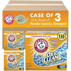 OxiClean Powder Laundry Detergent, Fresh Scent, Pack of 3 for Ultimate Stain ... - Picture 1 of 3