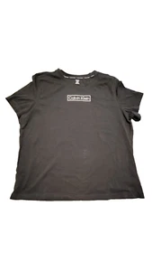 Calvin Klein Big Boys Youth Graphic Logo Black Cotton T-Shirt XL 170/90 NWT - Picture 1 of 6