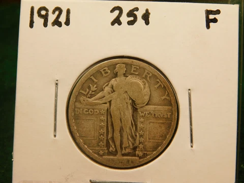 1921    Standing Liberty Quarter   Item # 10948 Cover