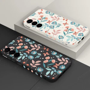 Flower Case For Samsung Galaxy A55 A16 A15 A14 A54 S24 S25 Ultra Slim Soft Cover - Picture 1 of 17