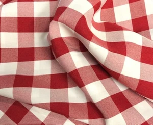 Tela de mantel de guinga a cuadros - 60" de ancho - por yarda - Imagen 1 de 12