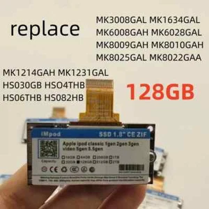 128GB ZIF SSD Upgrade MK8022GAA MK1231GAL MK1634GAL für iPod 6. 7. Gen Classic - Bild 1 von 6