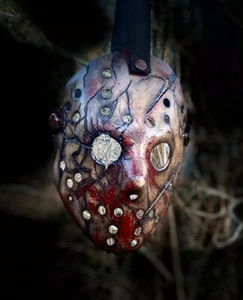 Freddy Vs Jason friday the 13th end Scene Screen accurate Hand painted Mask - Picture 1 of 11