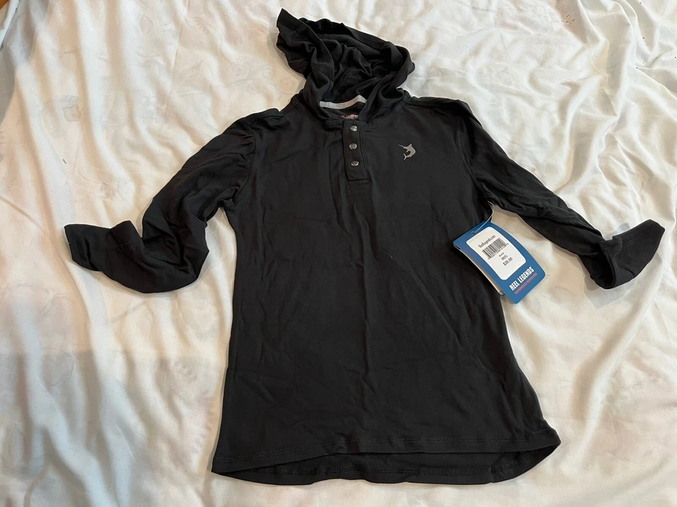 Camisa con capucha azul marino talla 5 para niño Foto 1 de 1