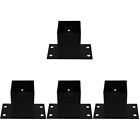 4 pièces protecteurs de base postale support de boîte aux lettres robuste base métal balustrade de pont