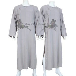 Vestido chino de kung fu Wing chun Tai chi Traje artes marciales Ropa 25 colores lino - Imagen 1 de 8