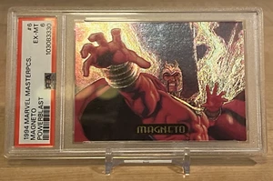1994 Fleer Marvel Masterpieces Power Blast Magneto #6 PSA 6 - Picture 1 of 7