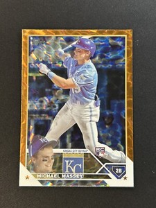 2023 Topps Series 1 -Base Orange Foil 140/299 #167 Michael Massey (RC) KC Royals