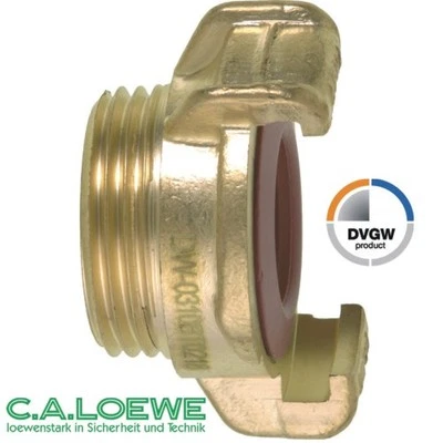 KARASTO GEKA Trinkwasserkupplung GEKA PLUS 1/2" Aussengewinde KTW Geka Plus Trinkwasserkuppl