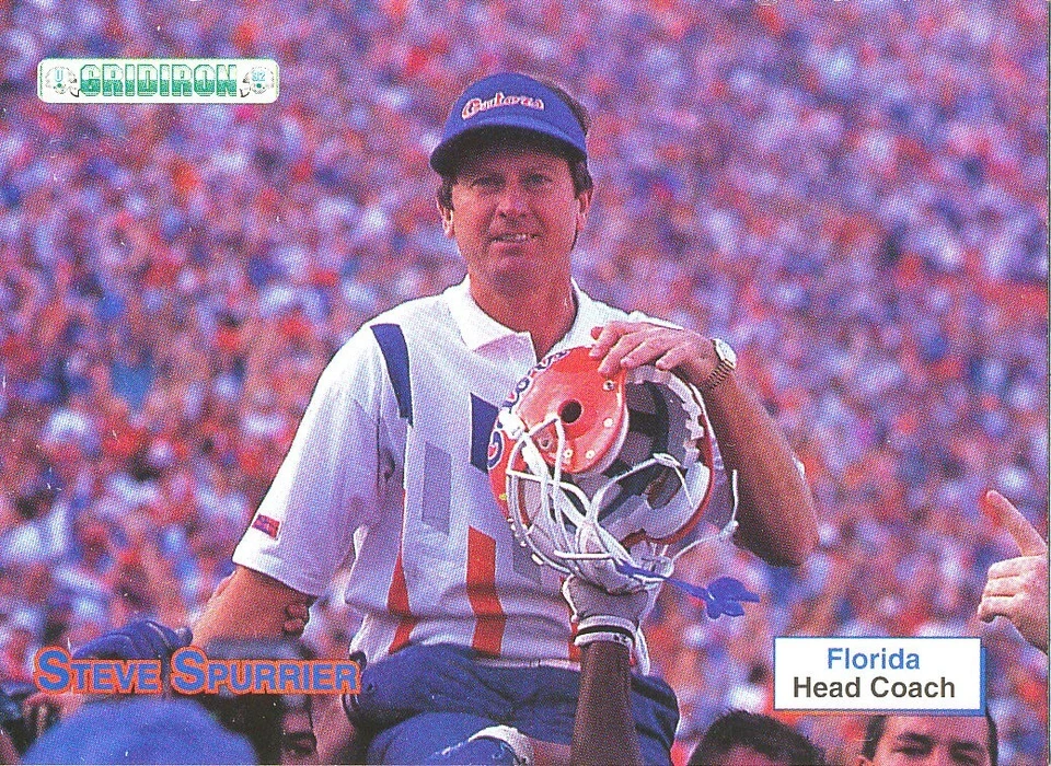 1992 GRIDIRON Steve Spurrier 49ERS REDSKINS Florida GATORS - Image 1 of 1